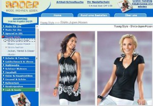 Bader Versand Schweiz online Shop