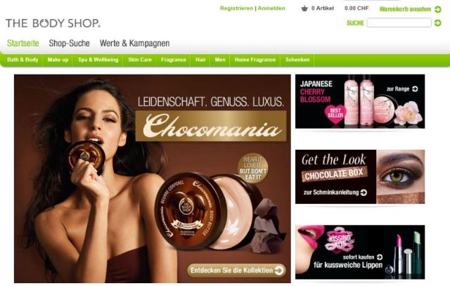 The Body Shop online