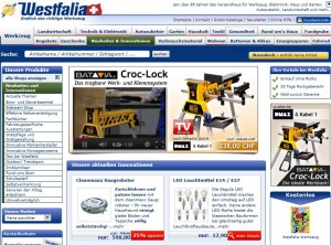 Westfalia Online Shop Schweiz