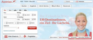 Austrian Airlines online buchen