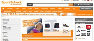 SportScheck online Shop Schweiz