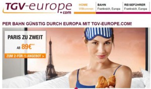 TGV Paris buchen mit TGV-europe.com