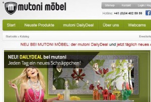 Möbel online Shop Schweiz - mutoni möbel