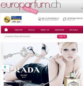 Parfums online Shop Schweiz - europarfum