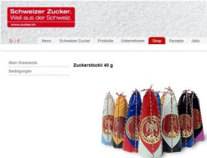 Schweizer Zucker online Shop