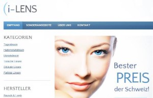 Kontaktlinsen online Shop Schweiz - i-Lens
