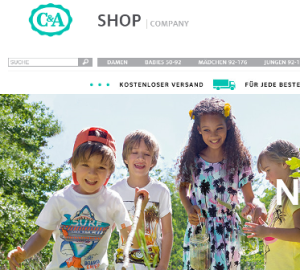 C&A online Shop - Schweiz