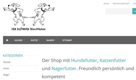 Futterladen online Shop