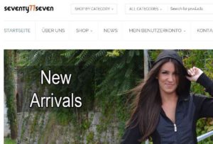 Seventy Seven online Shop